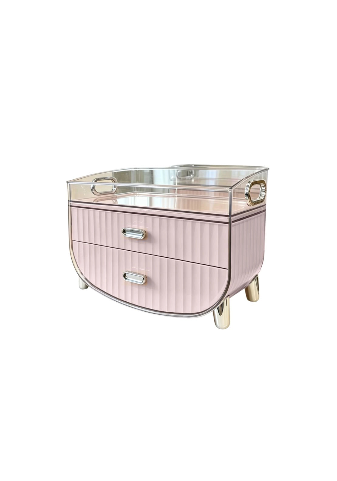 The Home Collection Cosmetic Storage Box - Pink 1 Shaws Department Stores