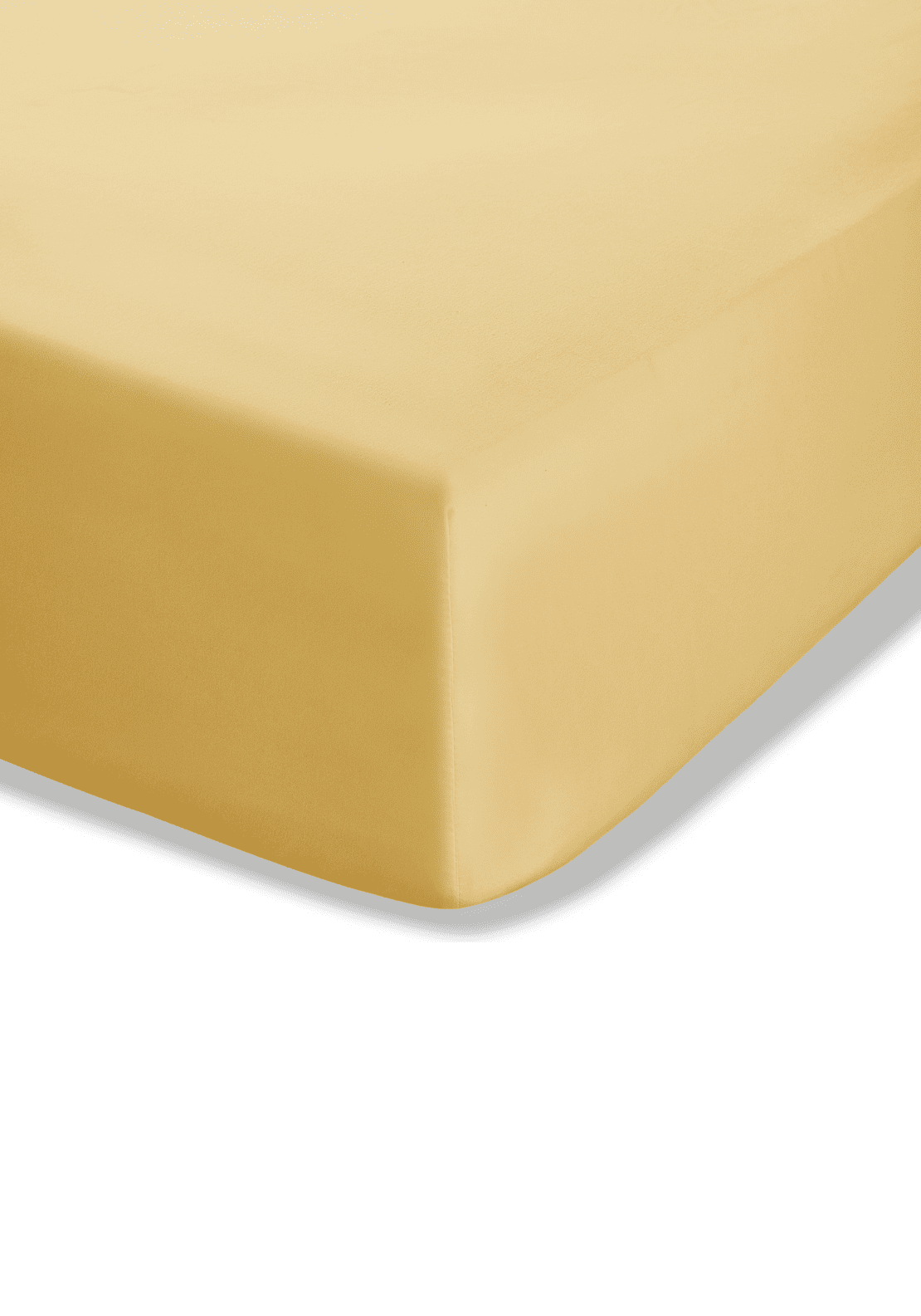 Catherine Lansfield Sheets Easy Iron Percale Combed Fitted Sheet - Ochre 3 Shaws Department Stores