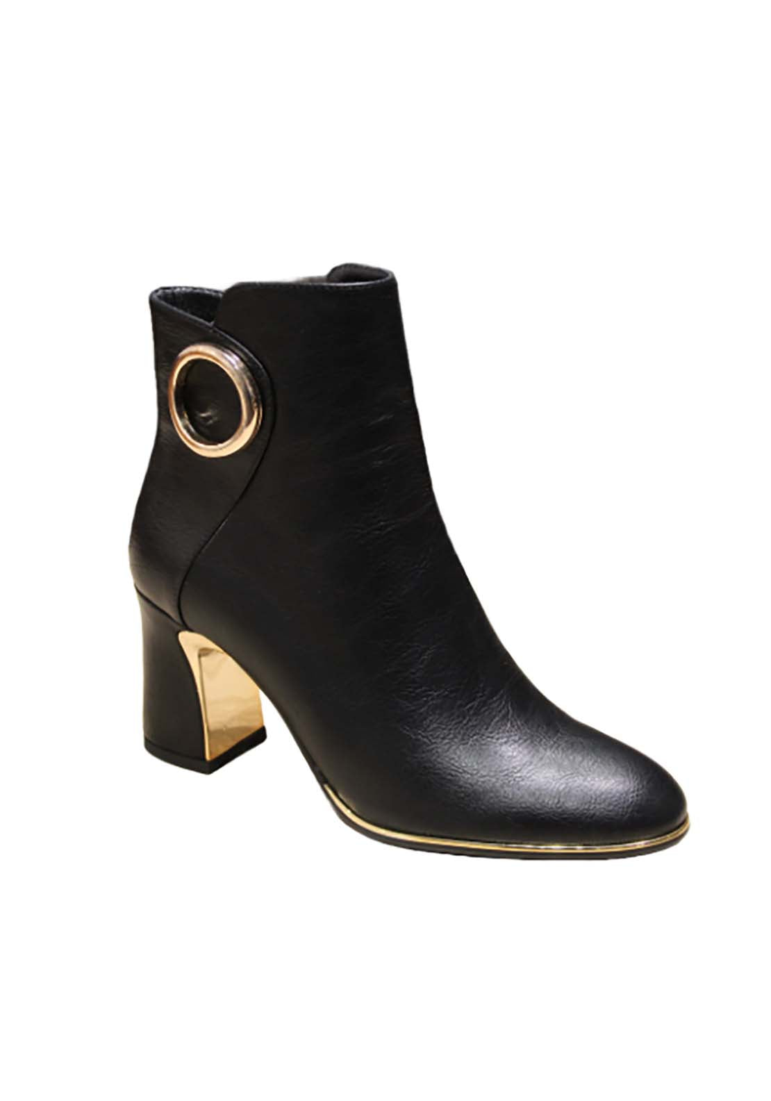 Susst Beth24 Heeled Boot - Black 1 Shaws Department Stores