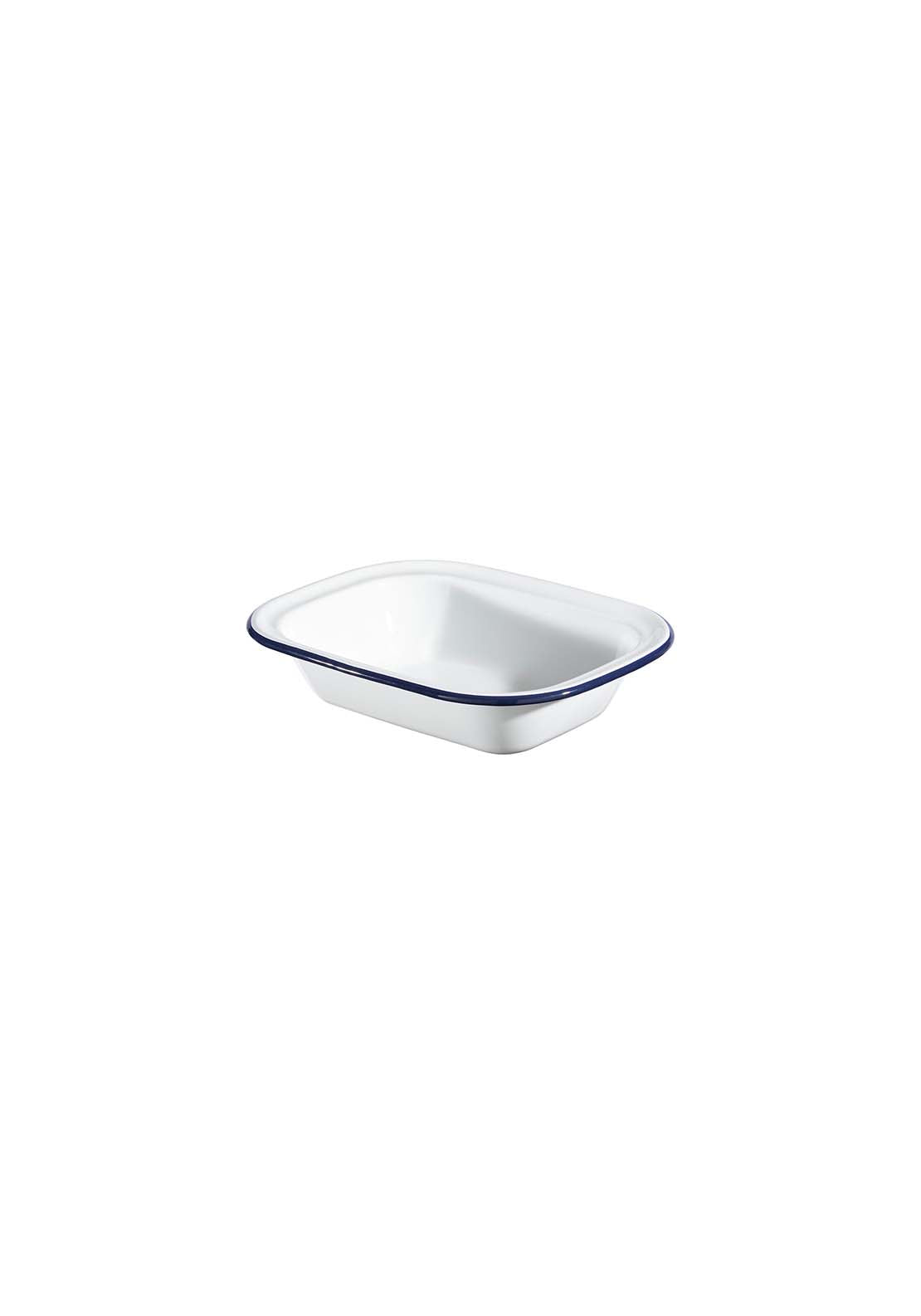 Hairy Bikers Hairy Bikers Enamelled Dish - White 1 Shaws Department Stores