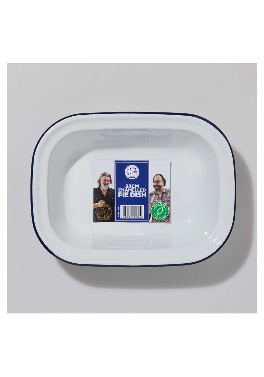 Hairy Bikers Hairy Bikers Enamelled Dish - White 2 Shaws Department Stores
