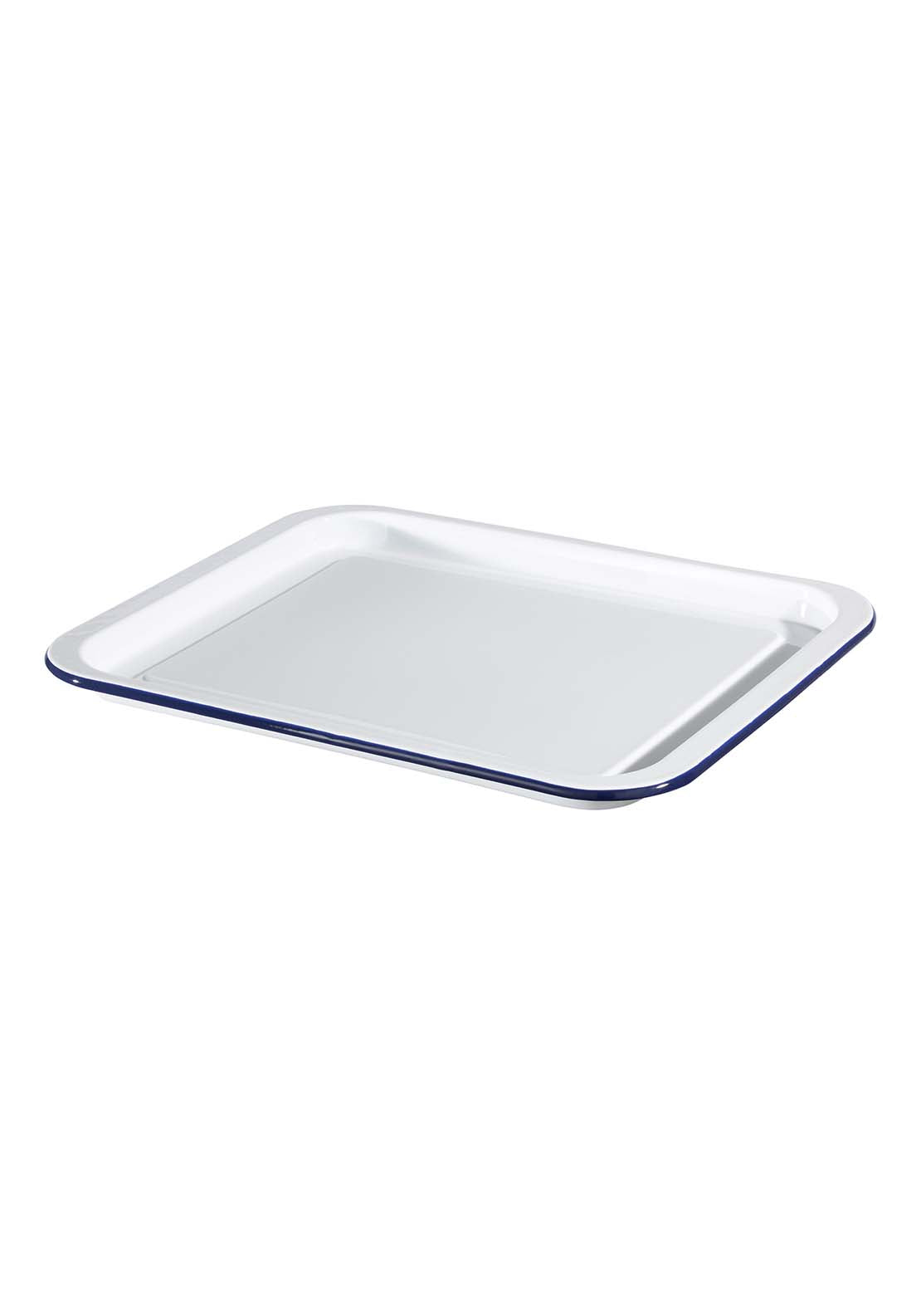 Hairy Bikers Hairy Bikers Enamelled Oven Tray - White 1 Shaws Department Stores