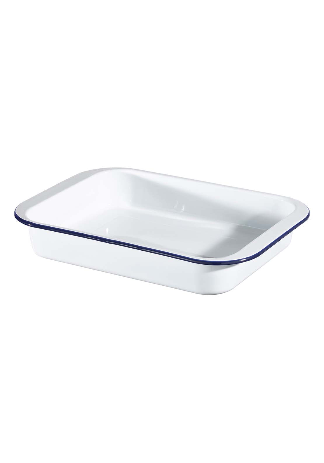 Hairy Bikers Hairy Bikers Enamelled Oven Tray - White 1 Shaws Department Stores