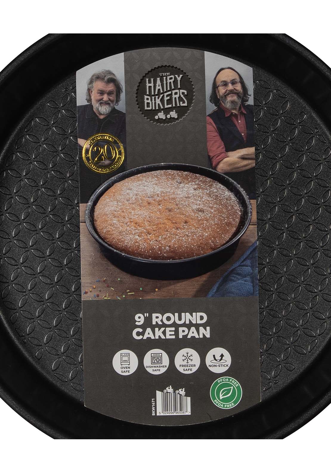 Hairy Bikers Hairy Bikers 9 Inch Round Cake - Black 2 Shaws Department Stores