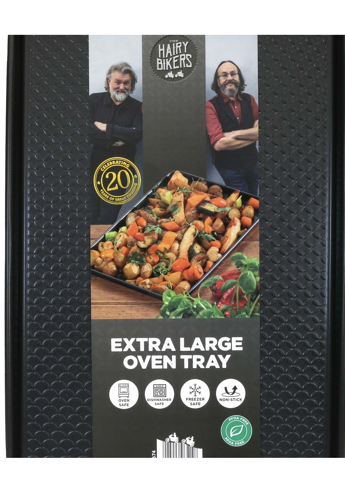 Hairy Bikers Hairy Bikers Extra Large Oven Tray - Black 2 Shaws Department Stores
