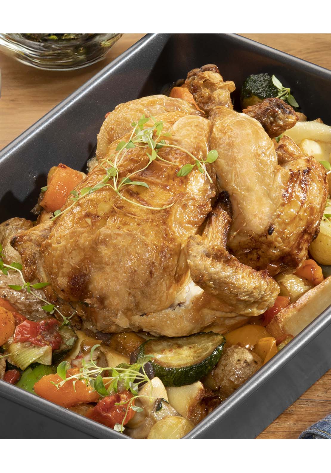 Hairy Bikers Hairy Bikers Large Roasting Tin - Black 3 Shaws Department Stores