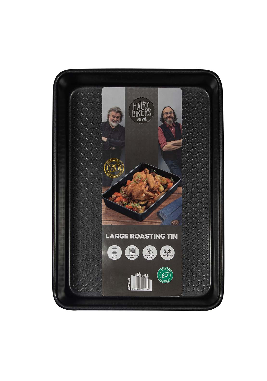 Hairy Bikers Hairy Bikers Large Roasting Tin - Black 2 Shaws Department Stores
