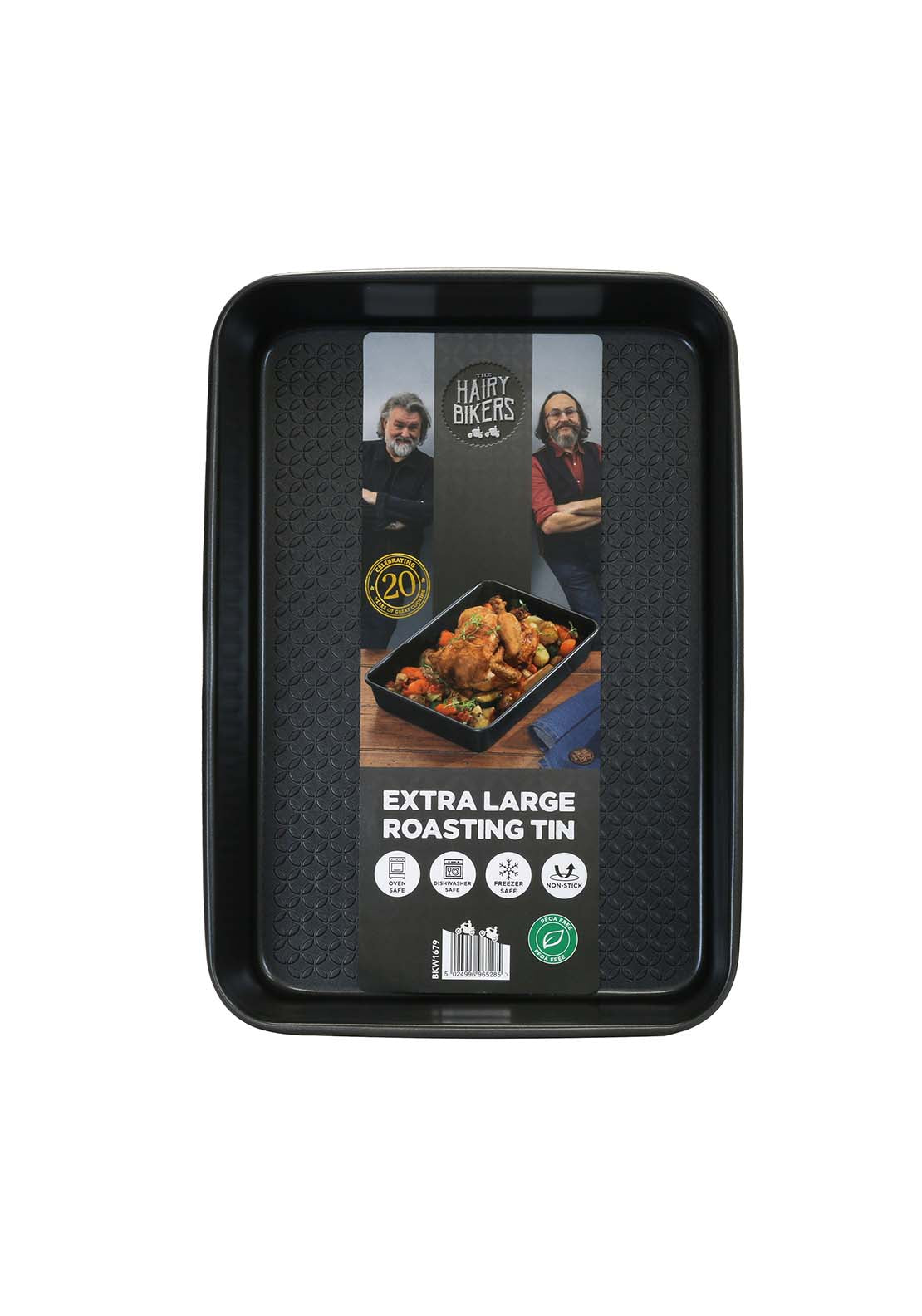 Hairy Bikers Hairy Bikers Extra Large Roasting Tin - Black 2 Shaws Department Stores