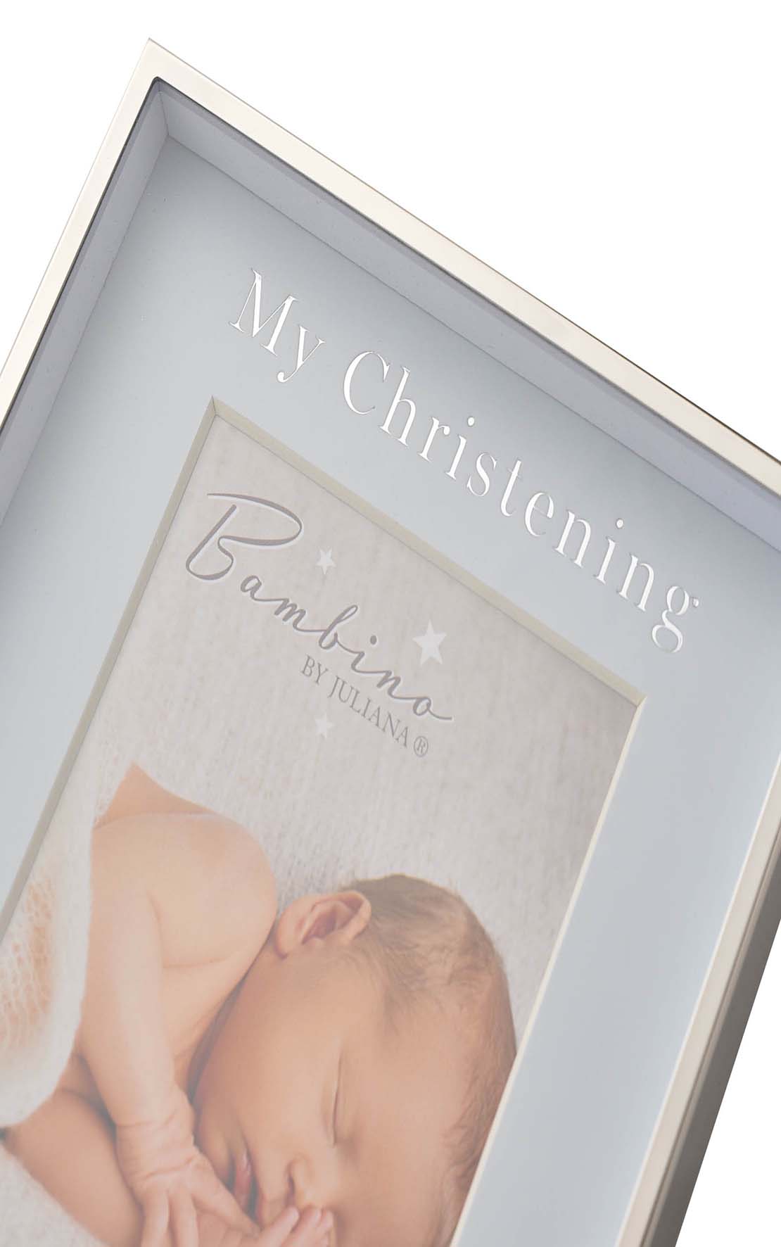 Bambino By Juliana Photo Frame "Christening Day" Blue 4" X 6" 2 Shaws Department Stores
