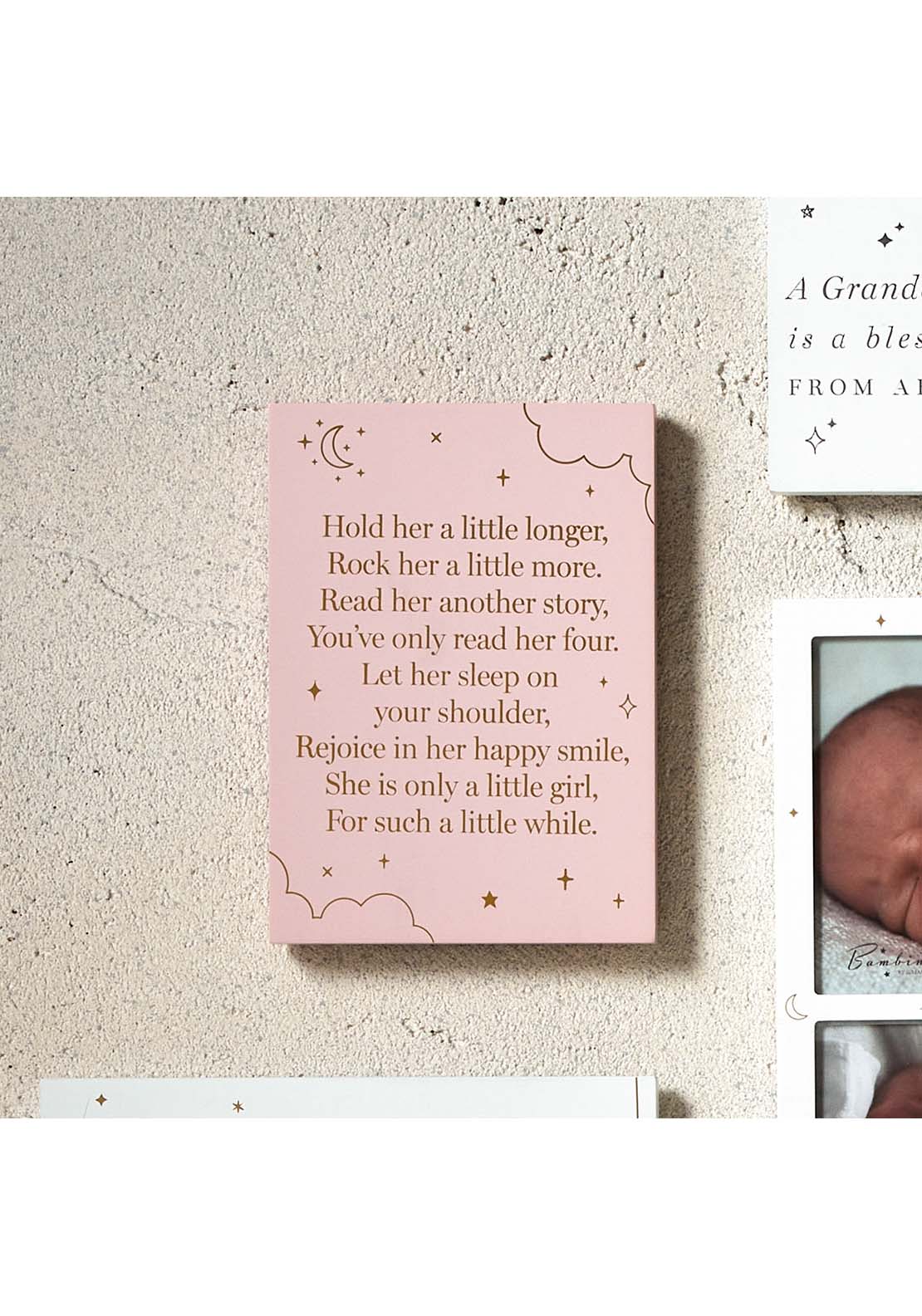 The Home Collection Wood Stand Plaque Little Girl 2 Shaws Department Stores