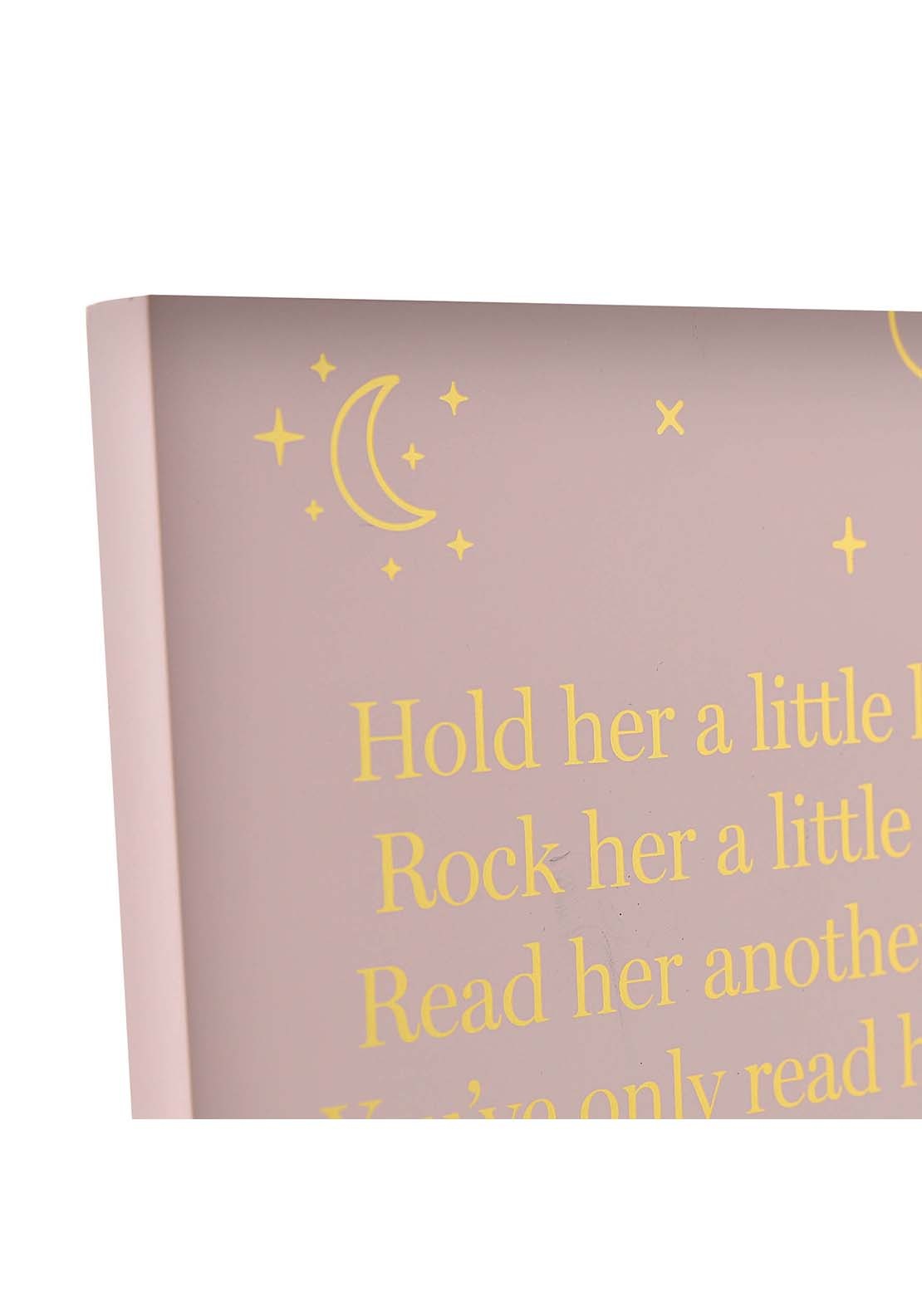 The Home Collection Wood Stand Plaque Little Girl 6 Shaws Department Stores