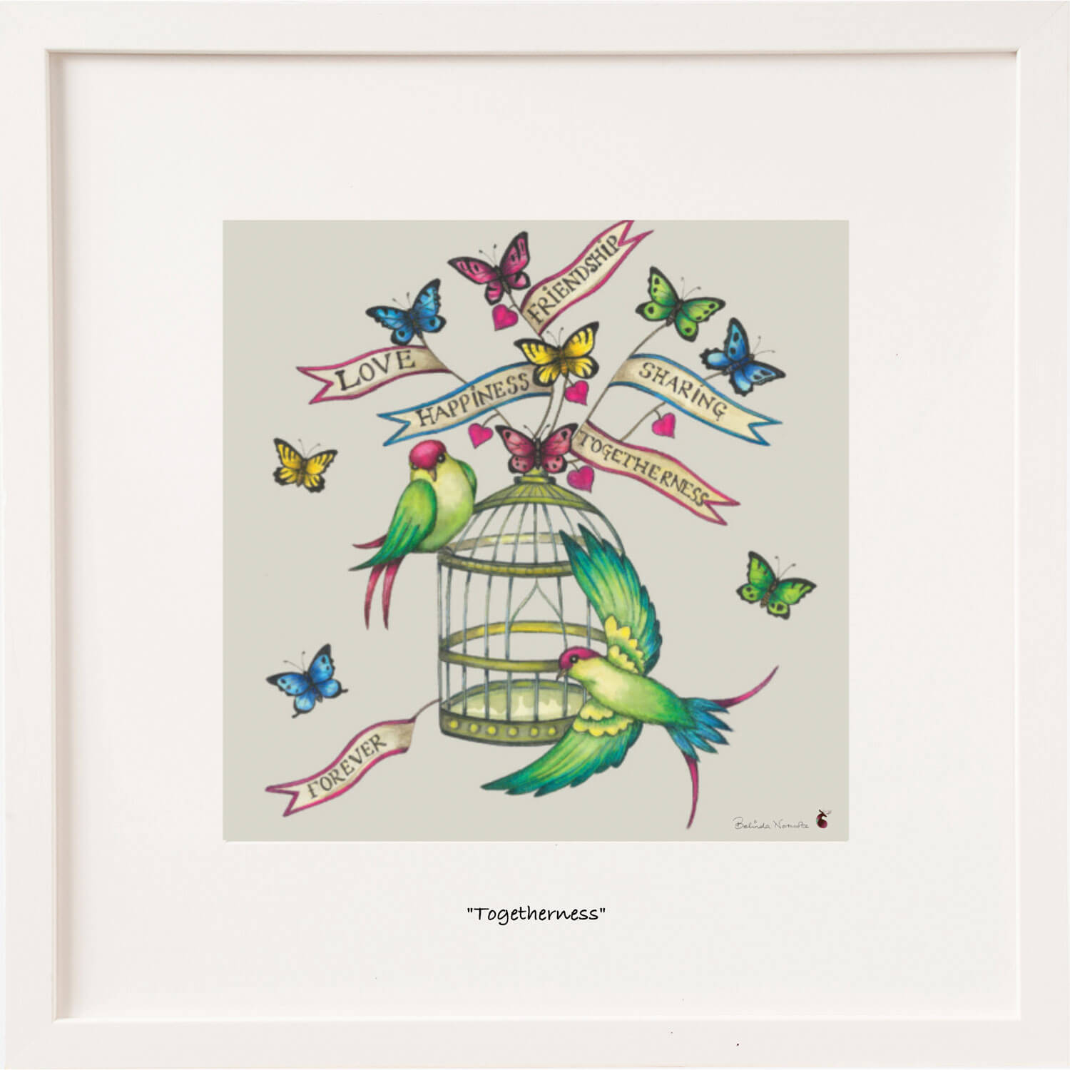 Belinda Northcote Togetherness 6x6inches 1 Shaws Department Stores