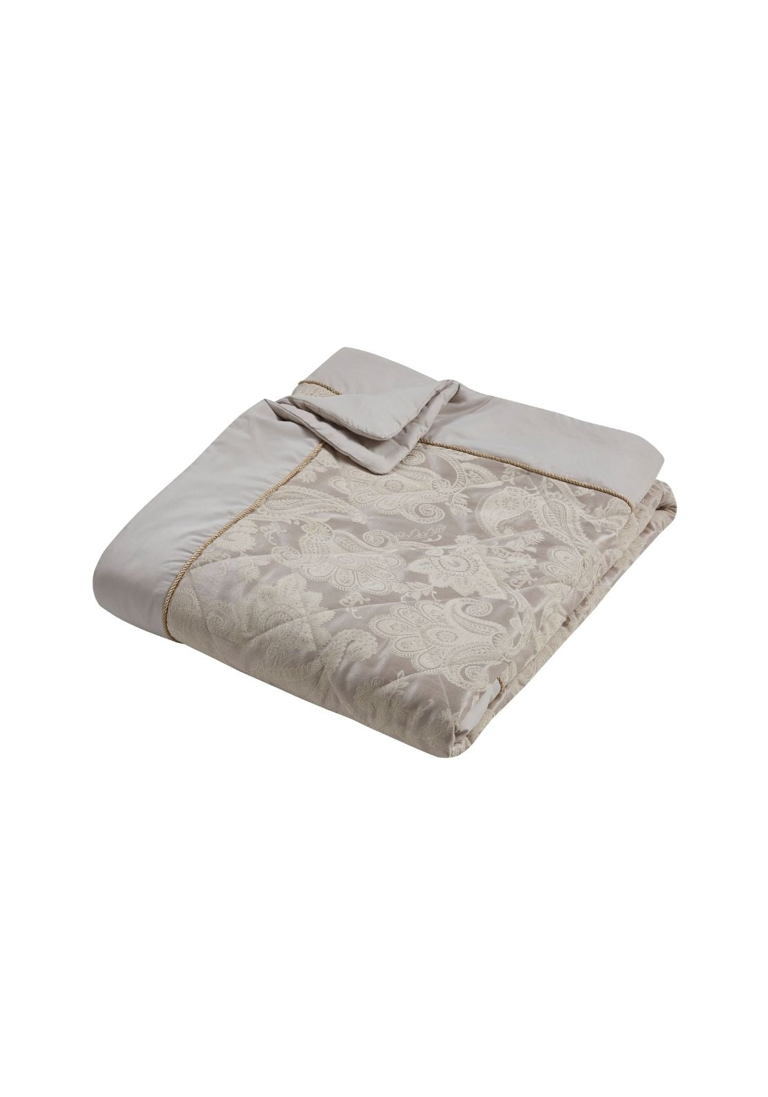 The Home Luxury Collection Jacquard Bedspread - Cream 4 Shaws Department Stores