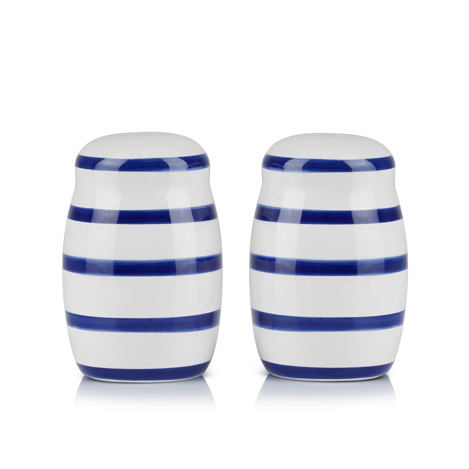 Newbridge Silverware Blue Stripe Salt & Pepper Set 1 Shaws Department Stores