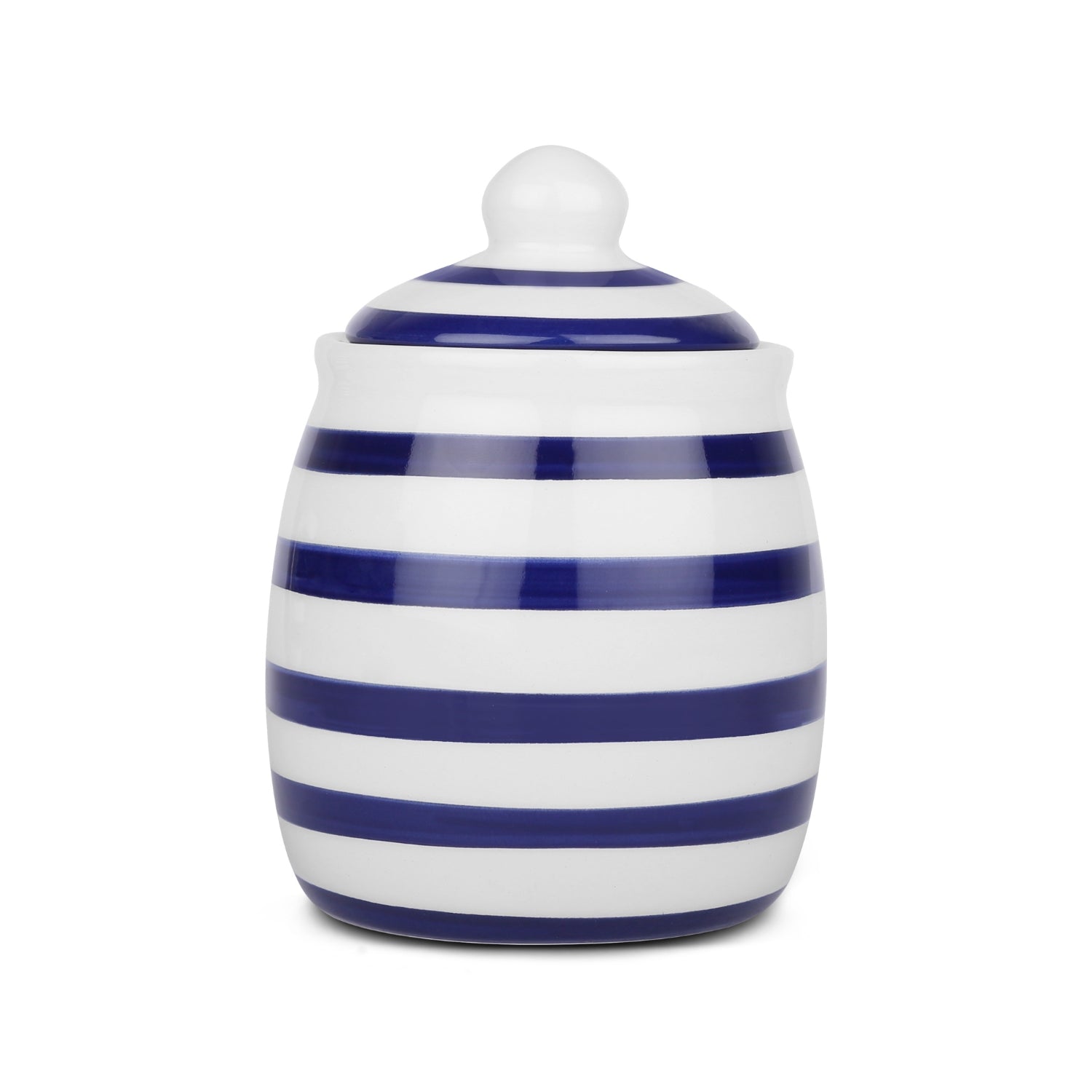 Newbridge Silverware Blue Stripe Cream & Sugar Set 2 Shaws Department Stores