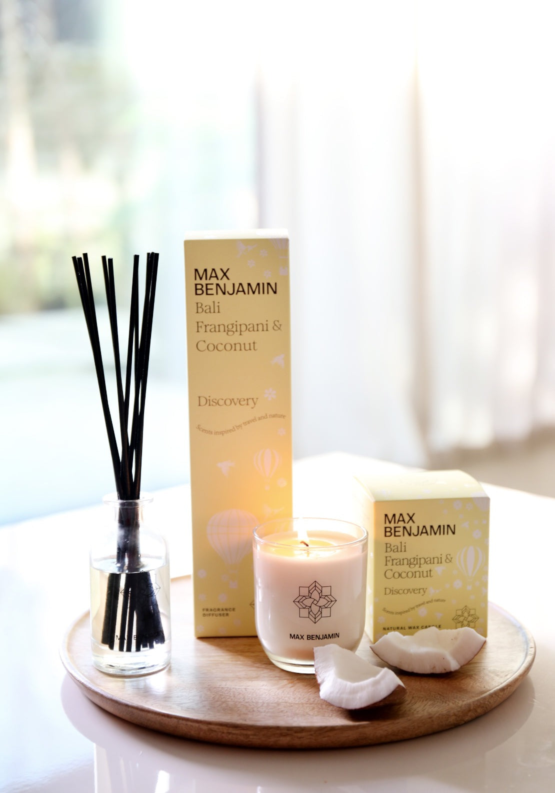Max Benjamin Discovery Collection Diffuser - Frangipani/coconut 3 Shaws Department Stores