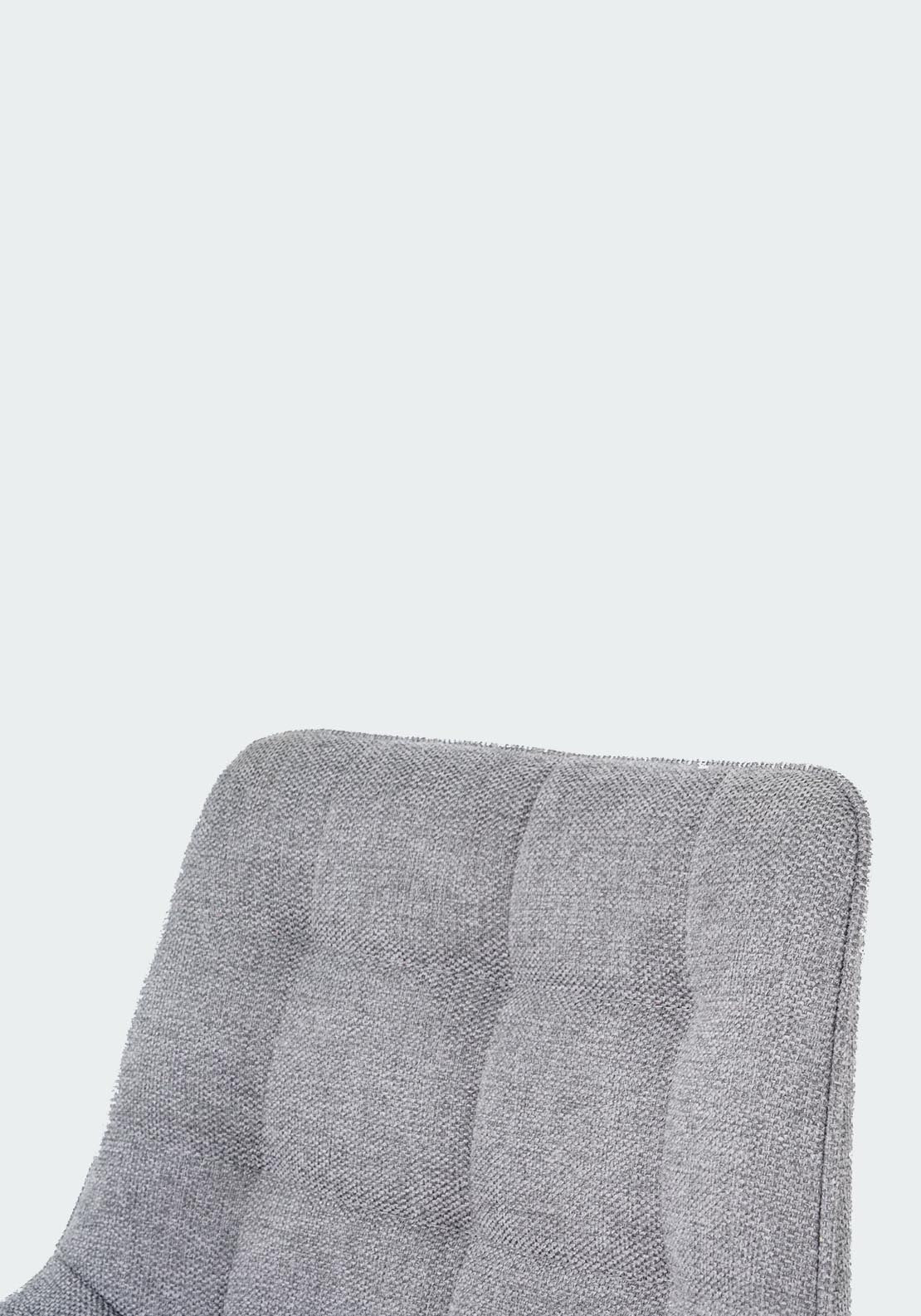 The Home Collection Barstool With Black Legs - Grey / Black 5 Shaws Department Stores
