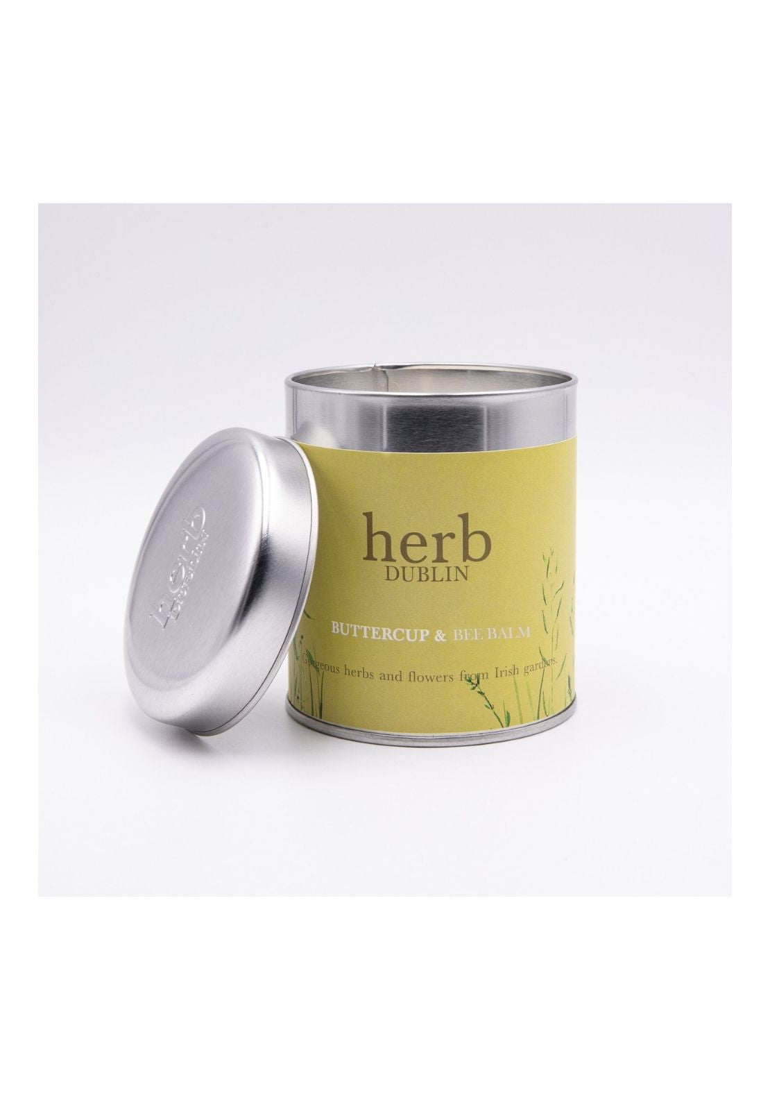 Herb Dublin Buttercup & Beebalm Tin Candle - Yellow 1 Shaws Department Stores