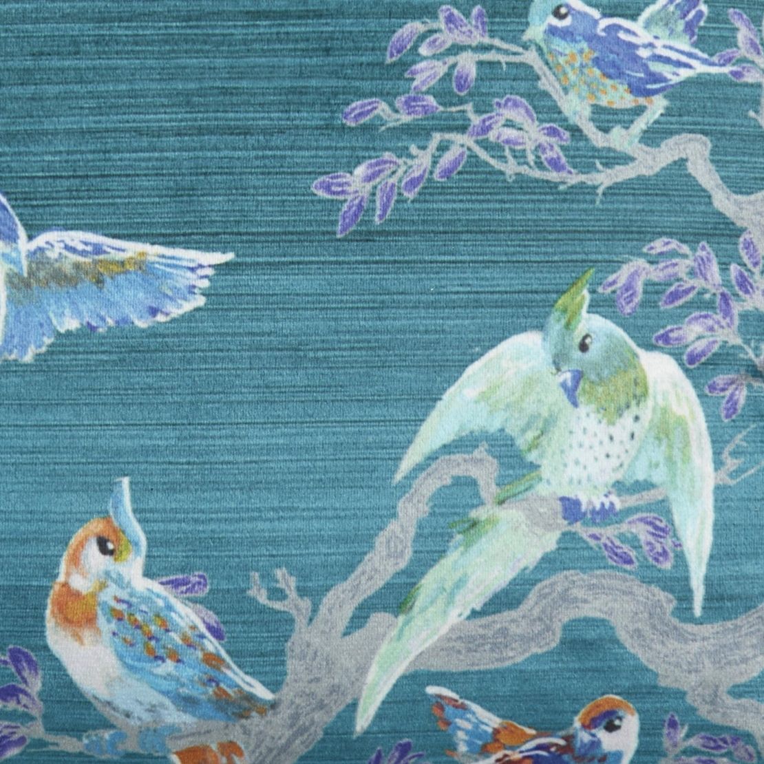 Laurence Llewelyn-bowen Birdity Absurdity Filled Cushion - Blue 4 Shaws Department Stores