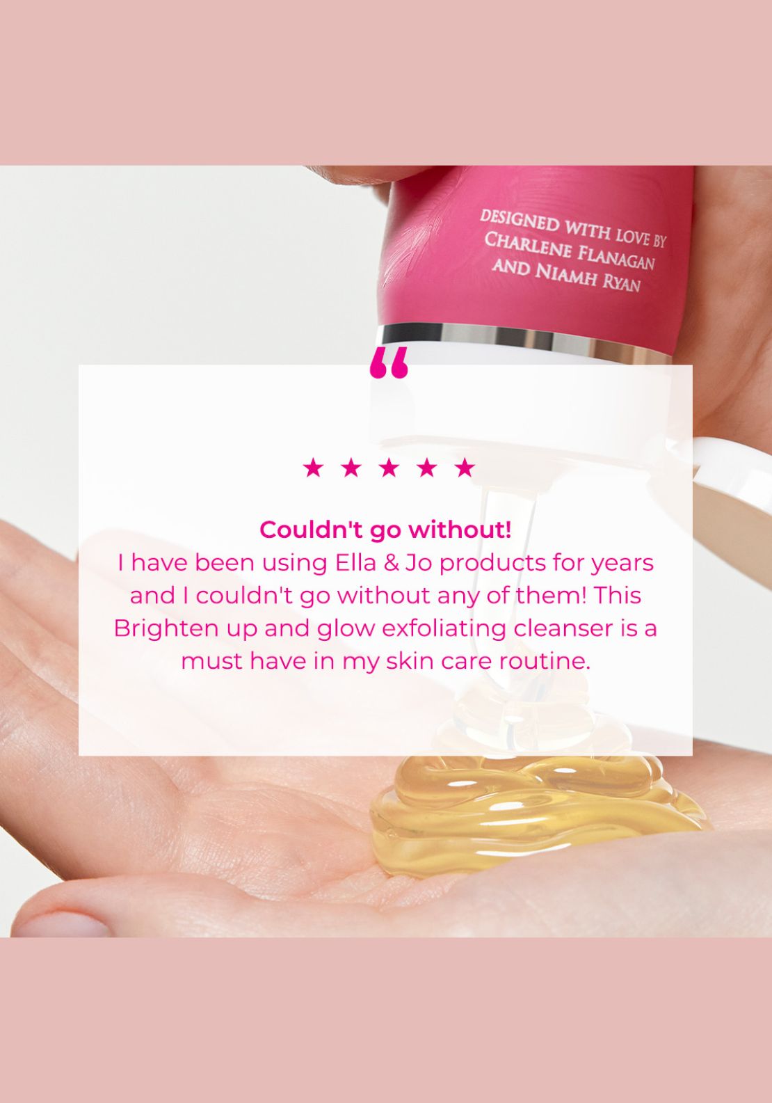 Ella & Jo Brighten & Glow Hydrating Exfoliating Cleanser 100ml 3 Shaws Department Stores