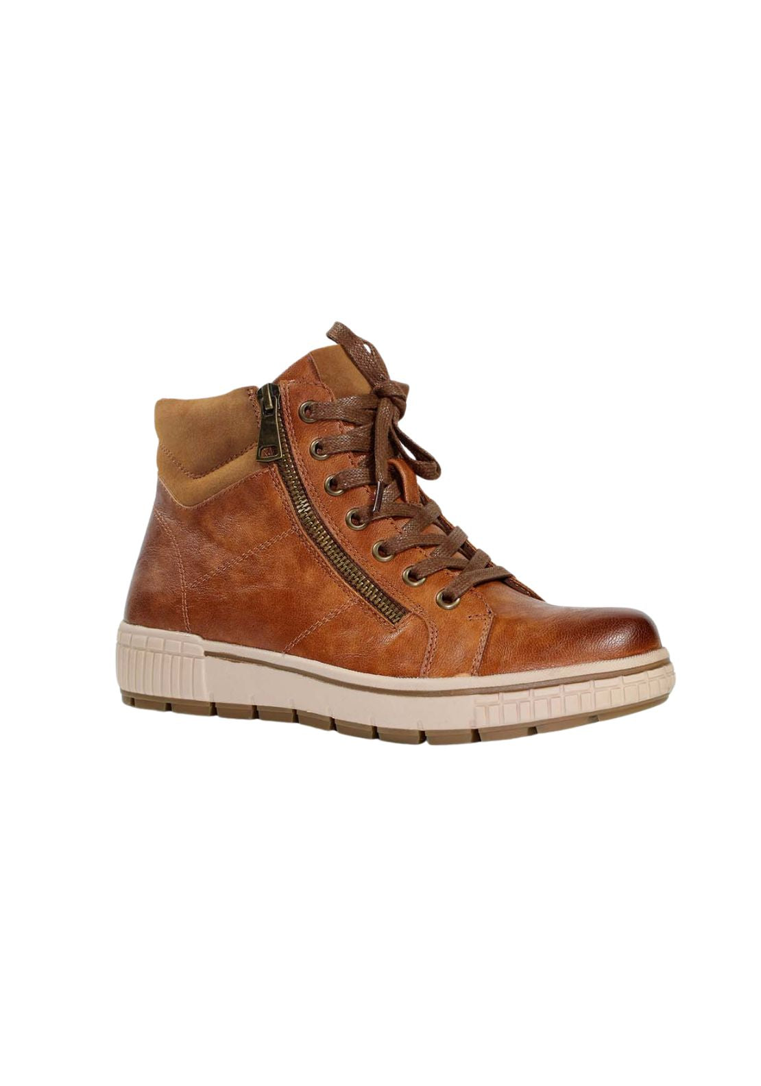 Susst Side Zip Trek Boots - Tan 1 Shaws Department Stores