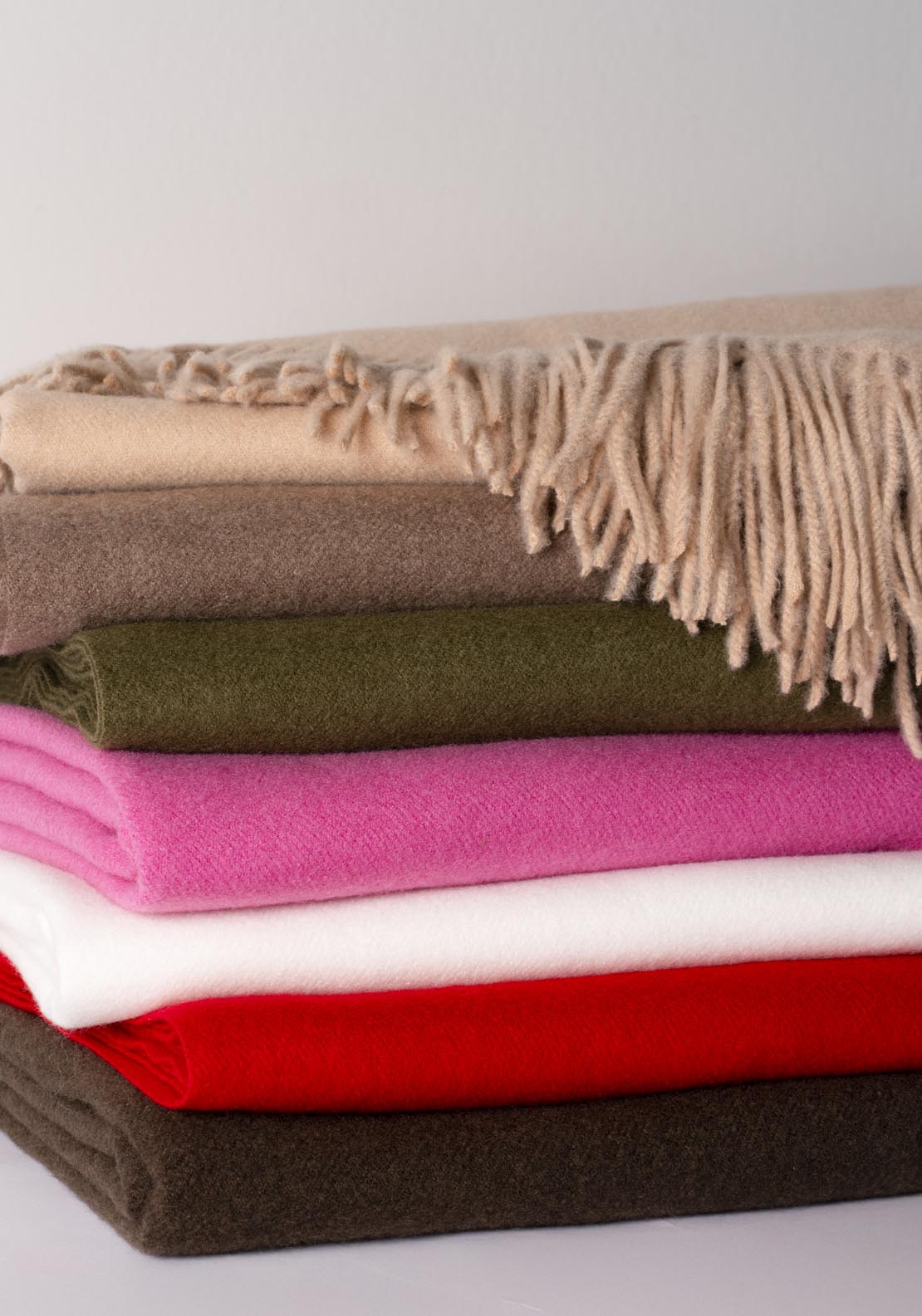 Brookway Cashmere Mix Pashmina - Red 2 Shaws Department Stores
