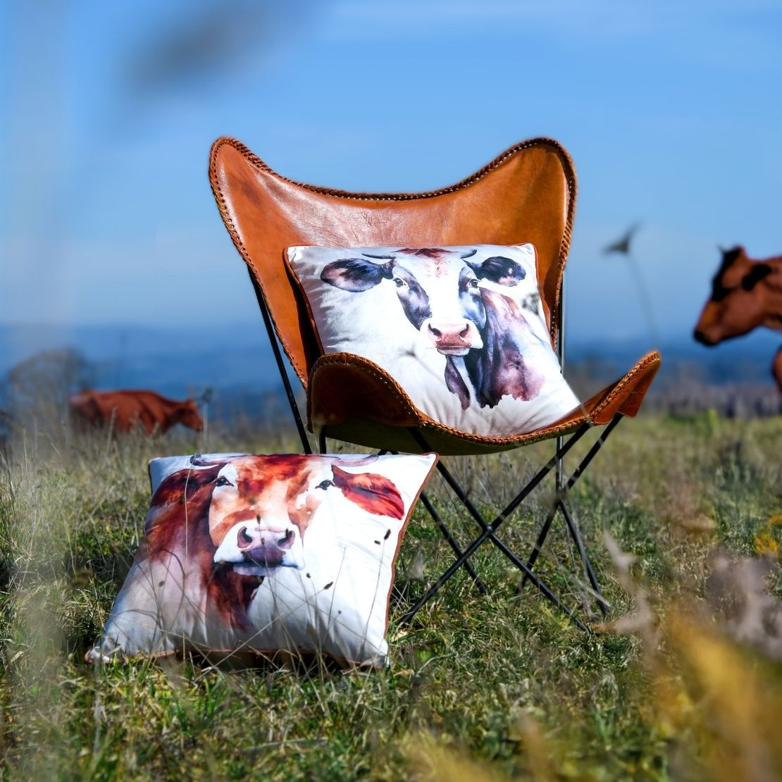 Fernande Brun Cushion - Brown