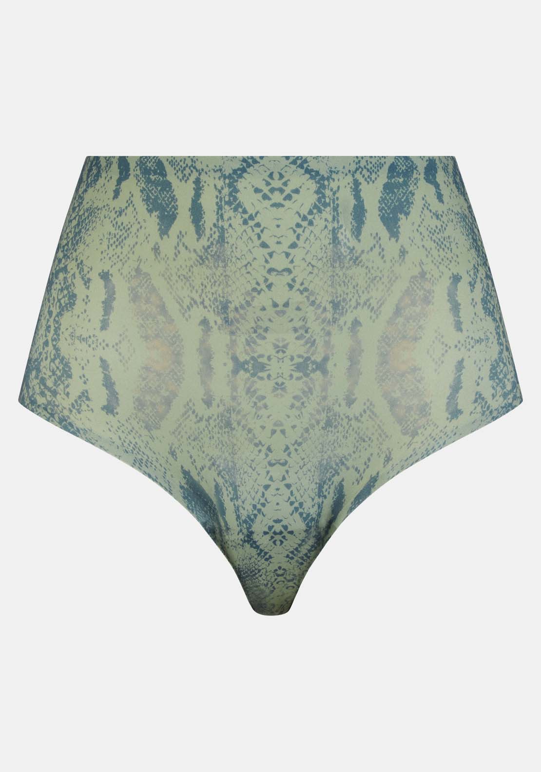 Chantelle Soft Stretch High Waist Brief - Python Print 1 Shaws Department Stores