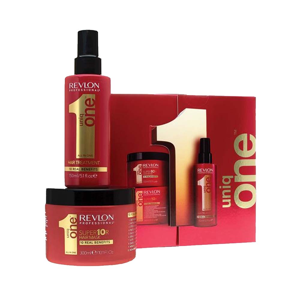 Revlon Uniq One Hair Treatment 150ml & Mask 300ml 1 Shaws Department Stores