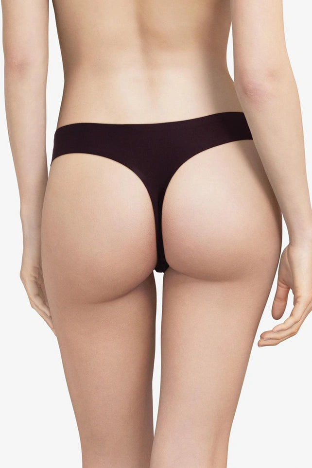 Chantelle Soft Stretch Thong - Purple 2 Shaws Department Stores