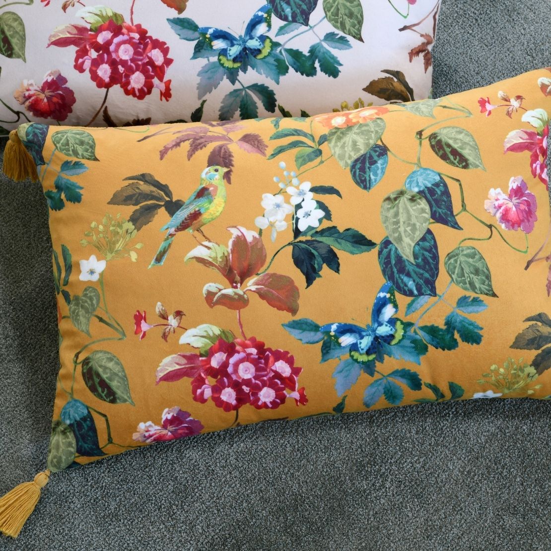 Emmy Moutarde Cushion - Yellow