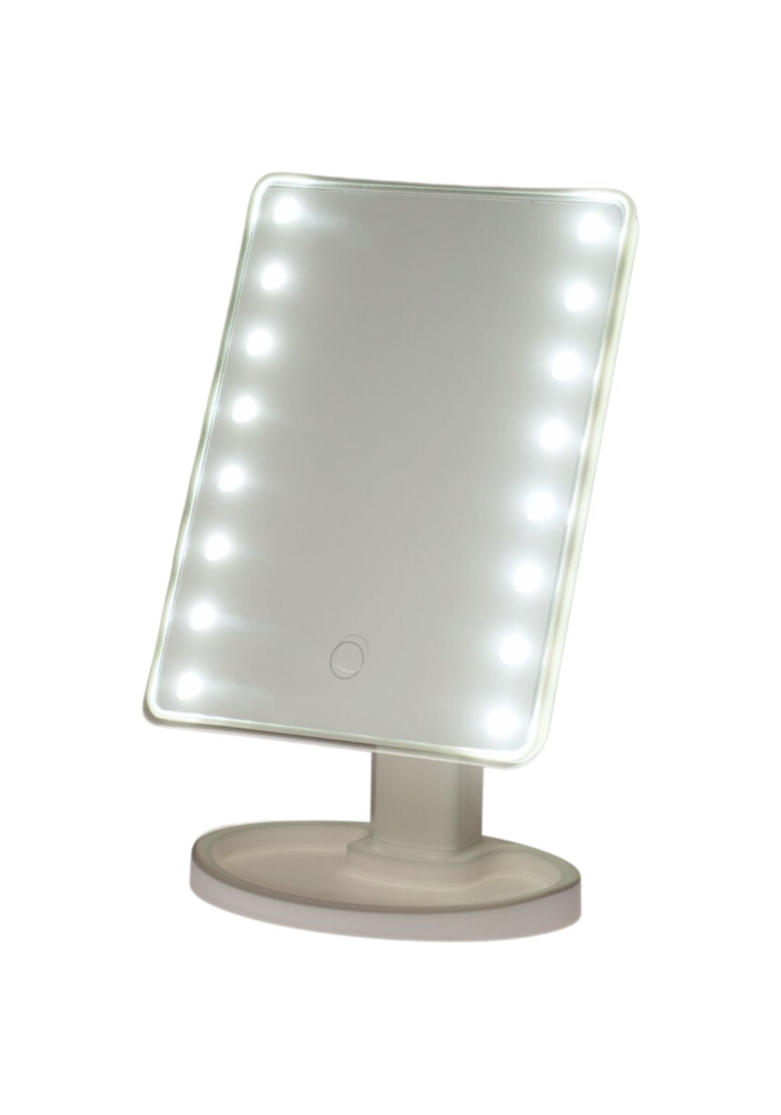 The Home Collection Makeup Mirror with LED Light - White 1 Shaws Department Stores
