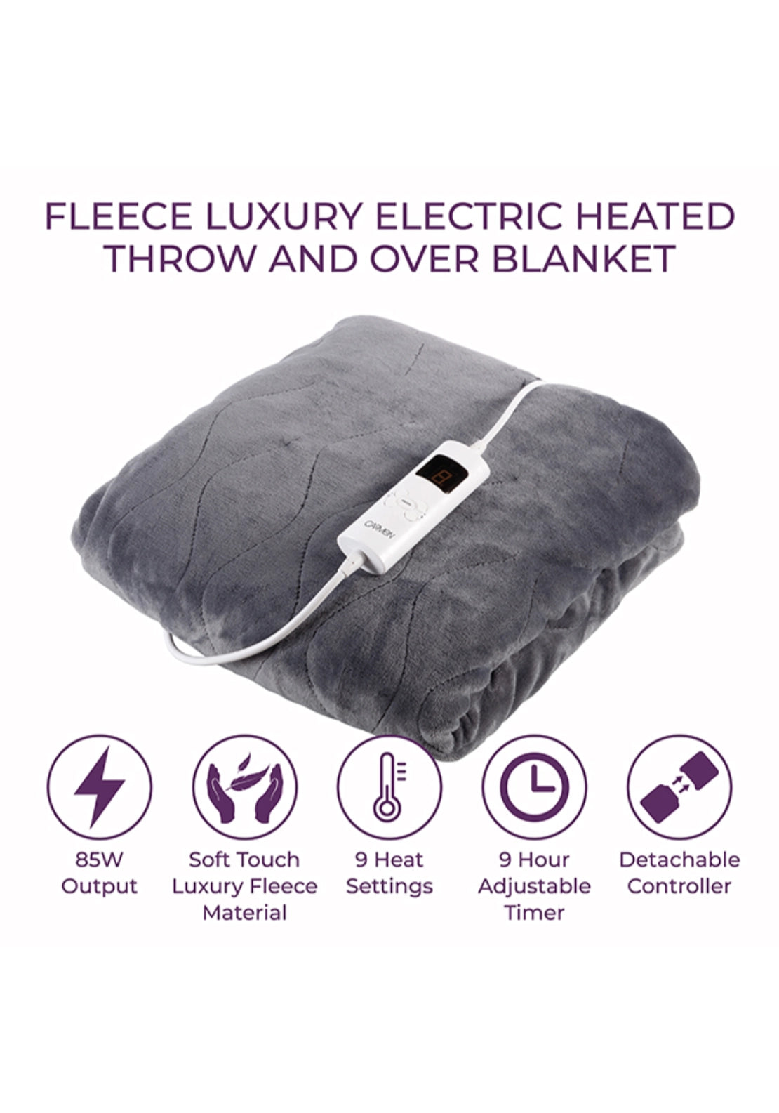 Carmen Electric Fleece Over Blanket | C81148 7 Shaws Department Stores