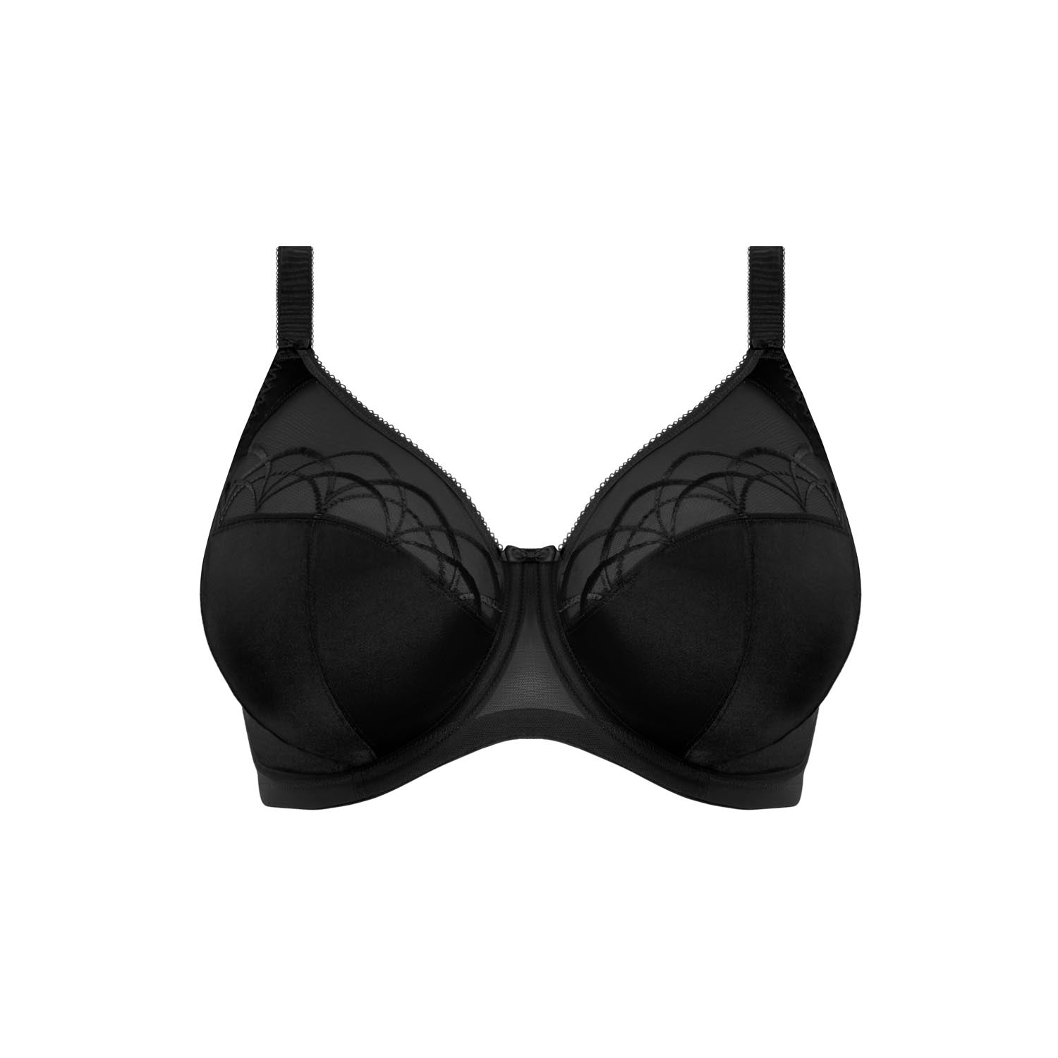 Elomi Cate Underwire Full Cup Banded Bra - Black 1 Shaws Department Stores