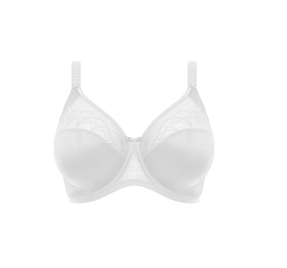Elomi Cate Underwire Full Cup Banded Bra - White 1 Shaws Department Stores