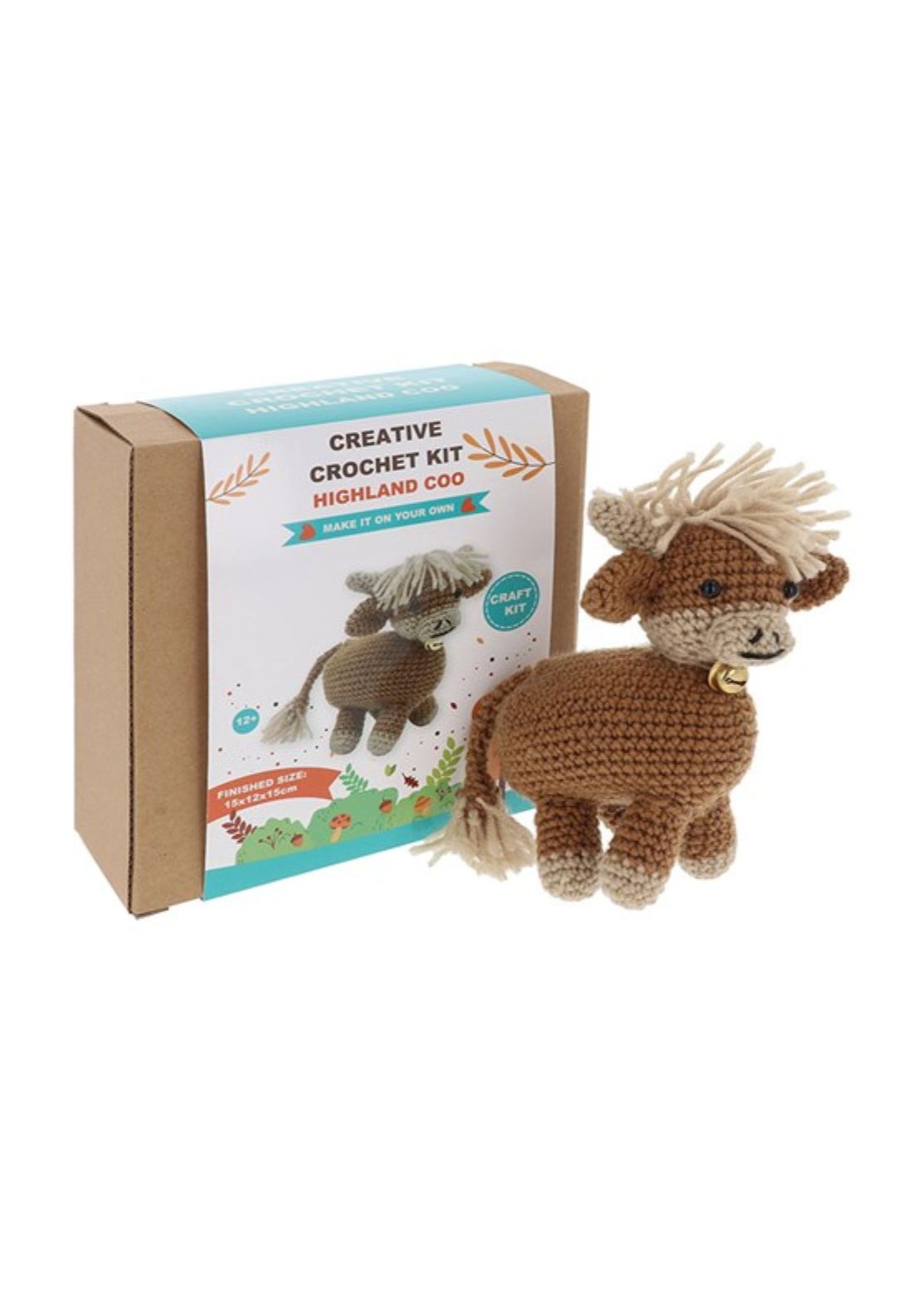 The Home Collection Creative Crochet Highland Cow 1 Shaws Department Stores