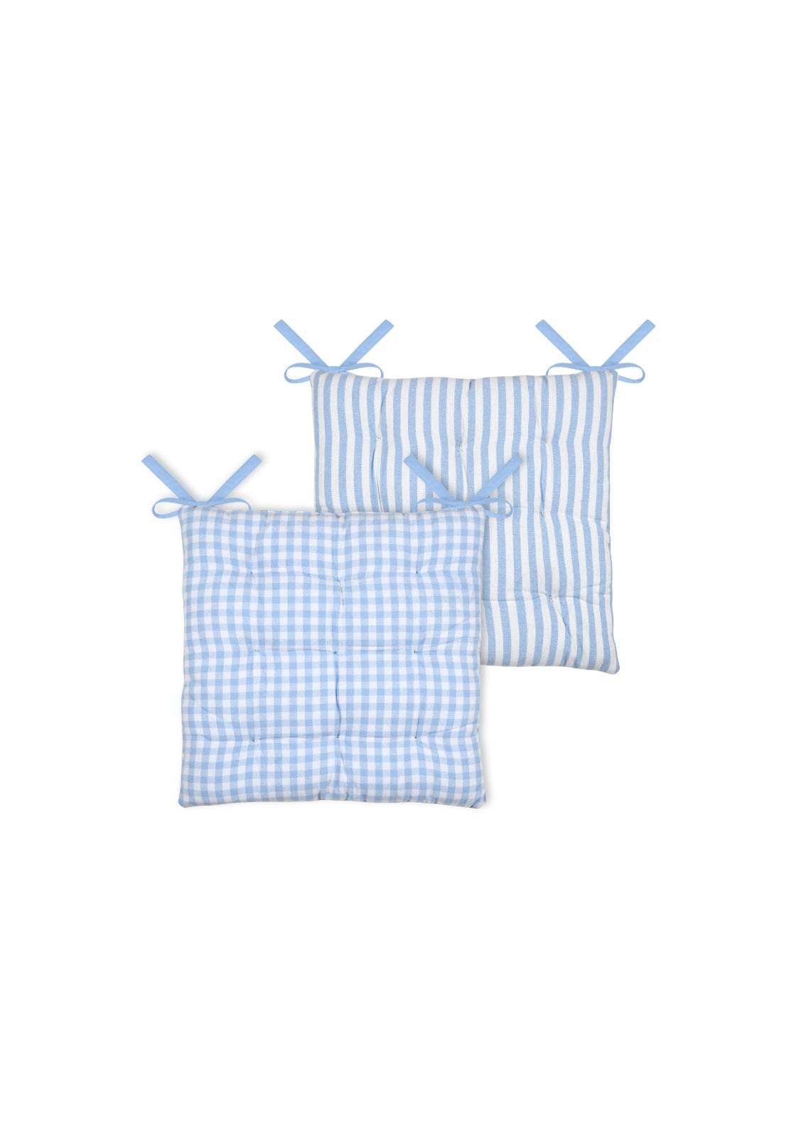 Bardot Seat Pad - Blue / White