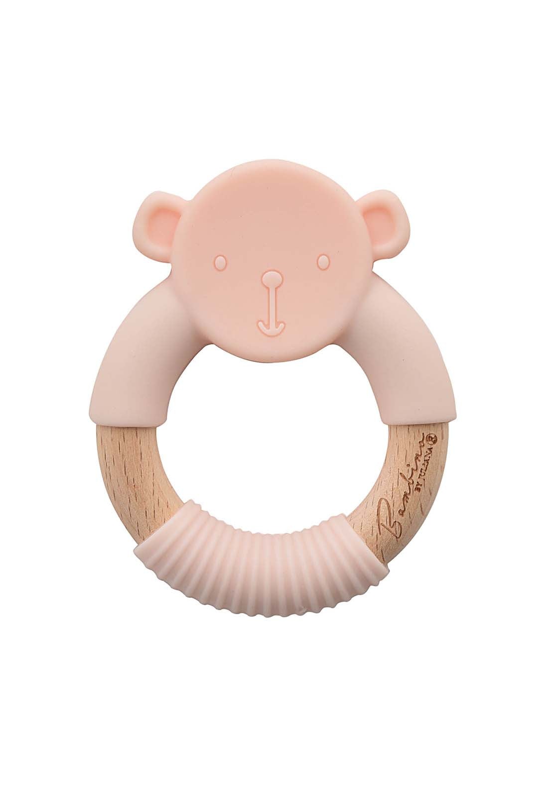 Bambino By Juliana Teddy Teether Pink 3 Shaws Department Stores