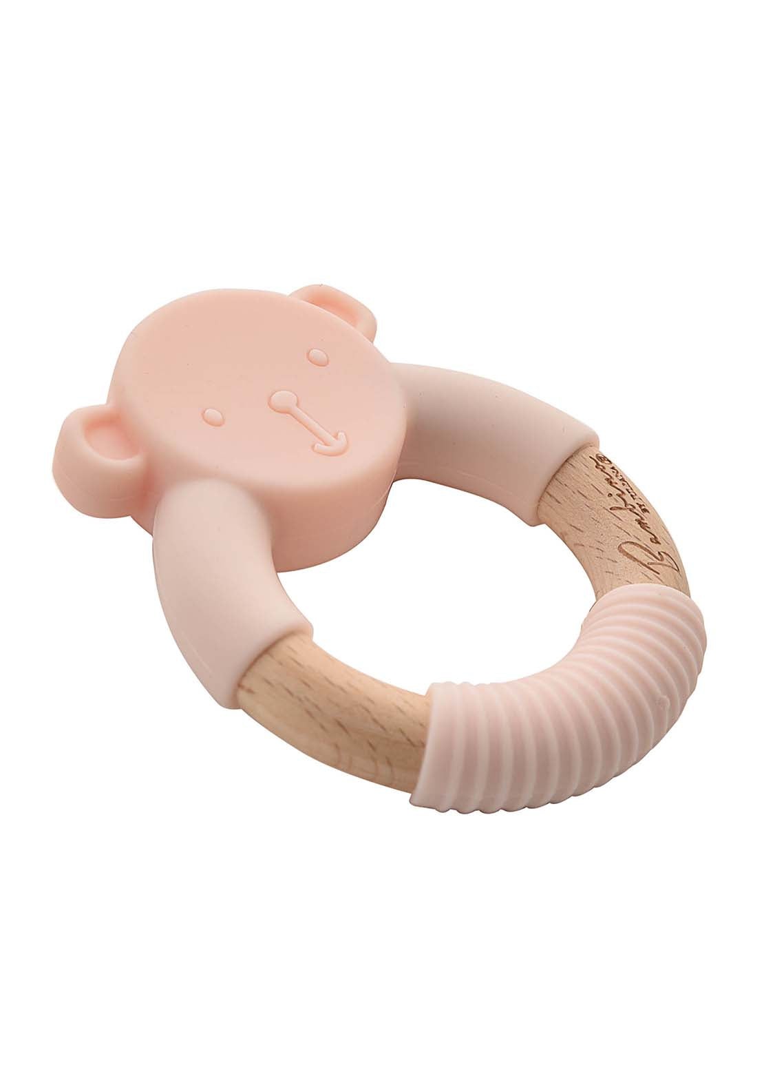 Bambino By Juliana Teddy Teether Pink 1 Shaws Department Stores