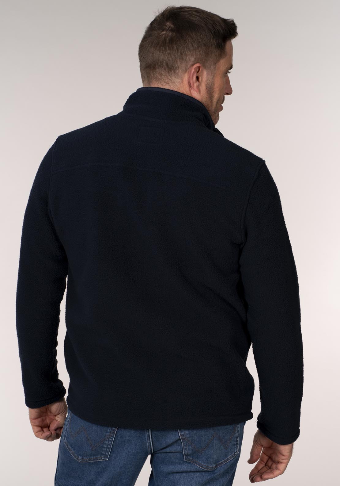 Chris Cayne Full Zip Teddy Fleece - Blue 2 Shaws Department Stores