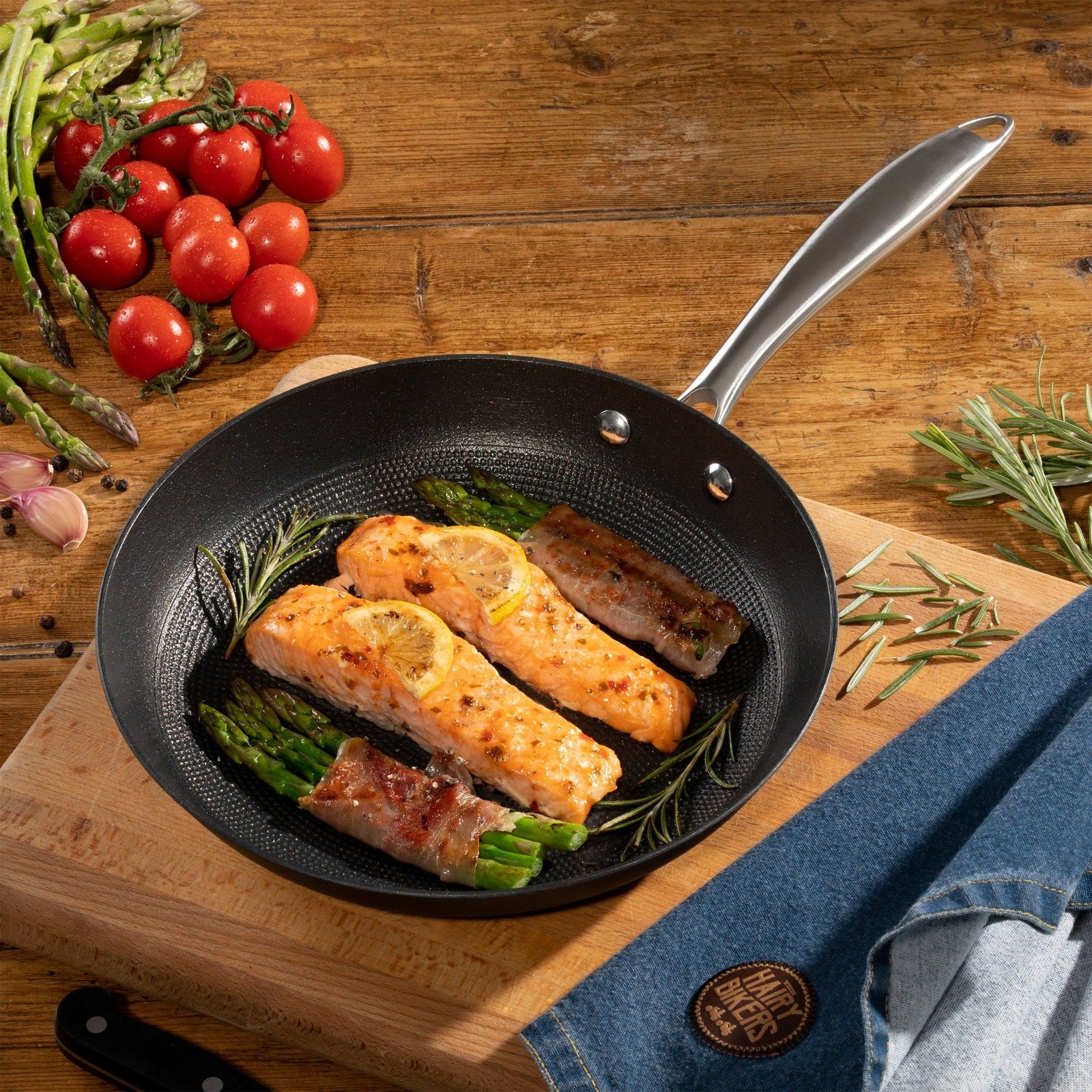 Hairy Bikers Lightweight Cast Iron Pan 4.5x24x44.5cm 2 Shaws Department Stores