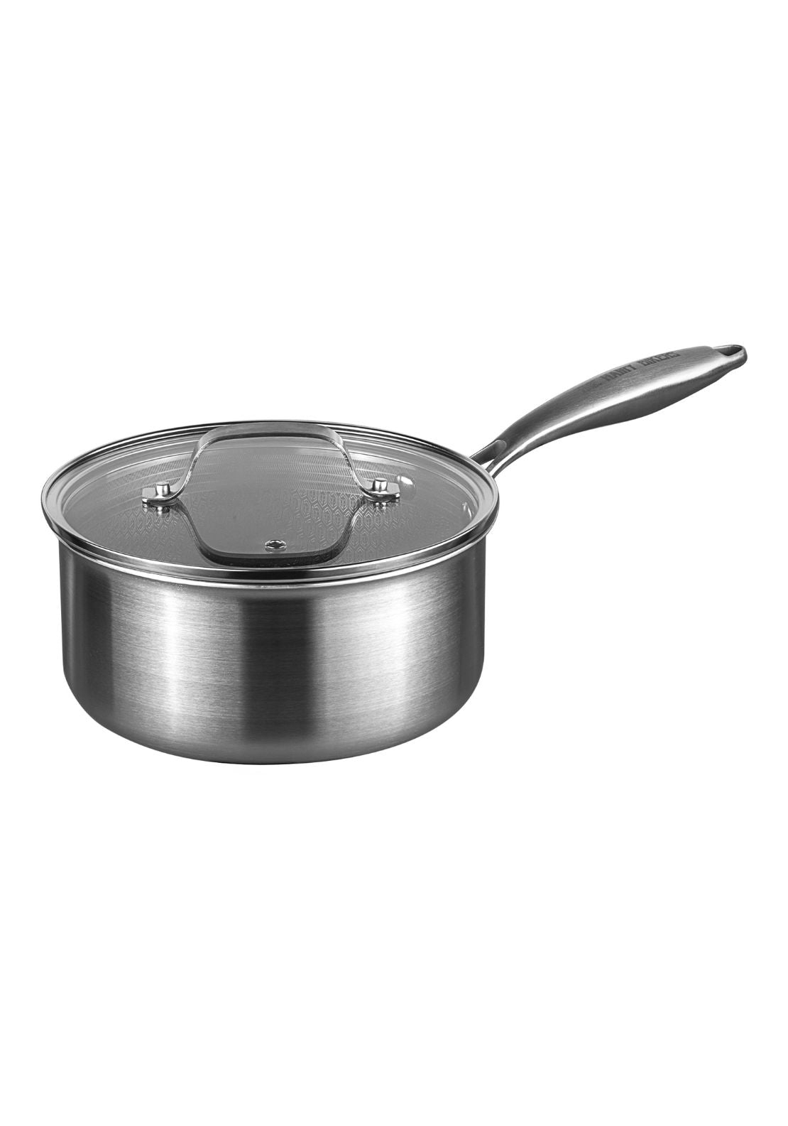 The Hairy Bikers Hairy Bikers Hex Guard 20cm Sauce Pan - Stainless Steel 1 Shaws Department Stores