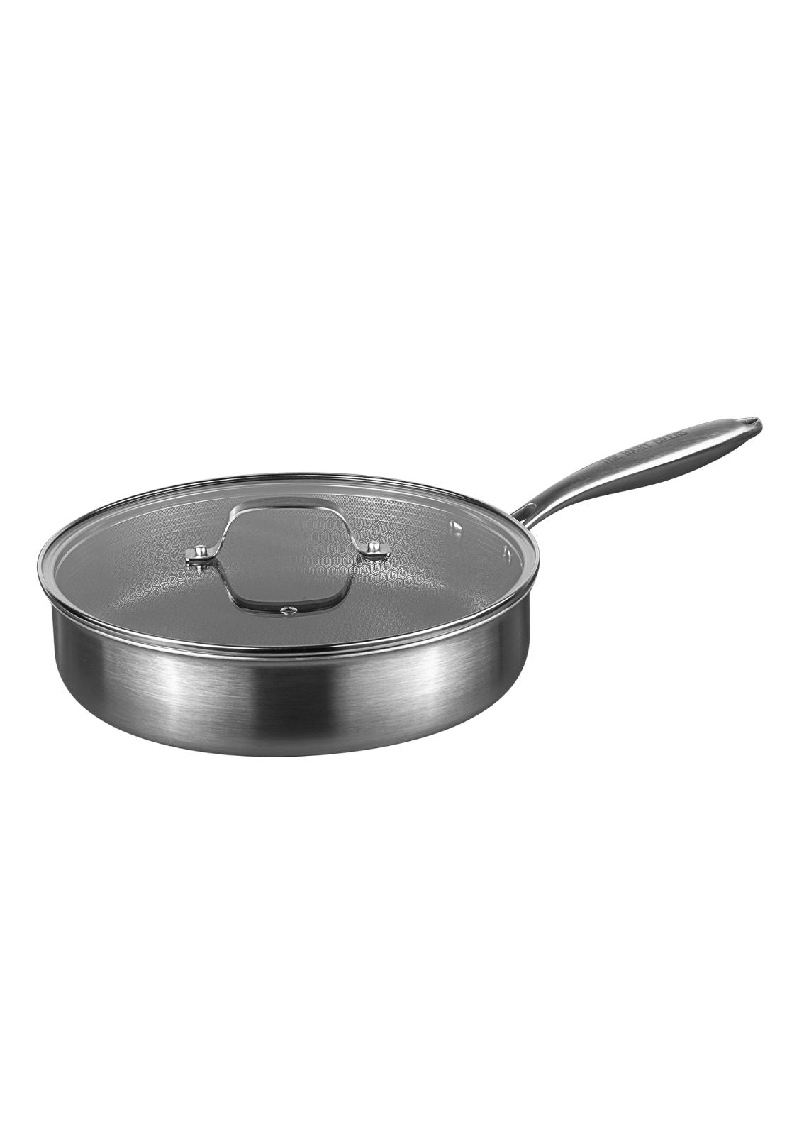 The Hairy Bikers Hairy Bikers Hex Guard 28cm Sauce Pan - Stainless Steel 1 Shaws Department Stores