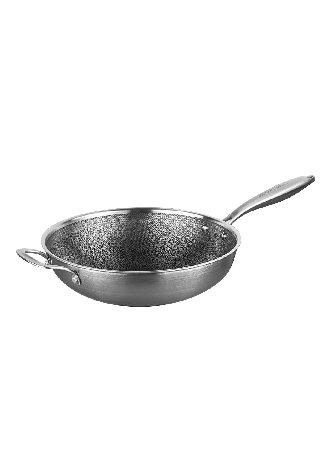 The Hairy Bikers Hairy Bikers Hex Guard 30cm Wok - Stainless Steel 1 Shaws Department Stores