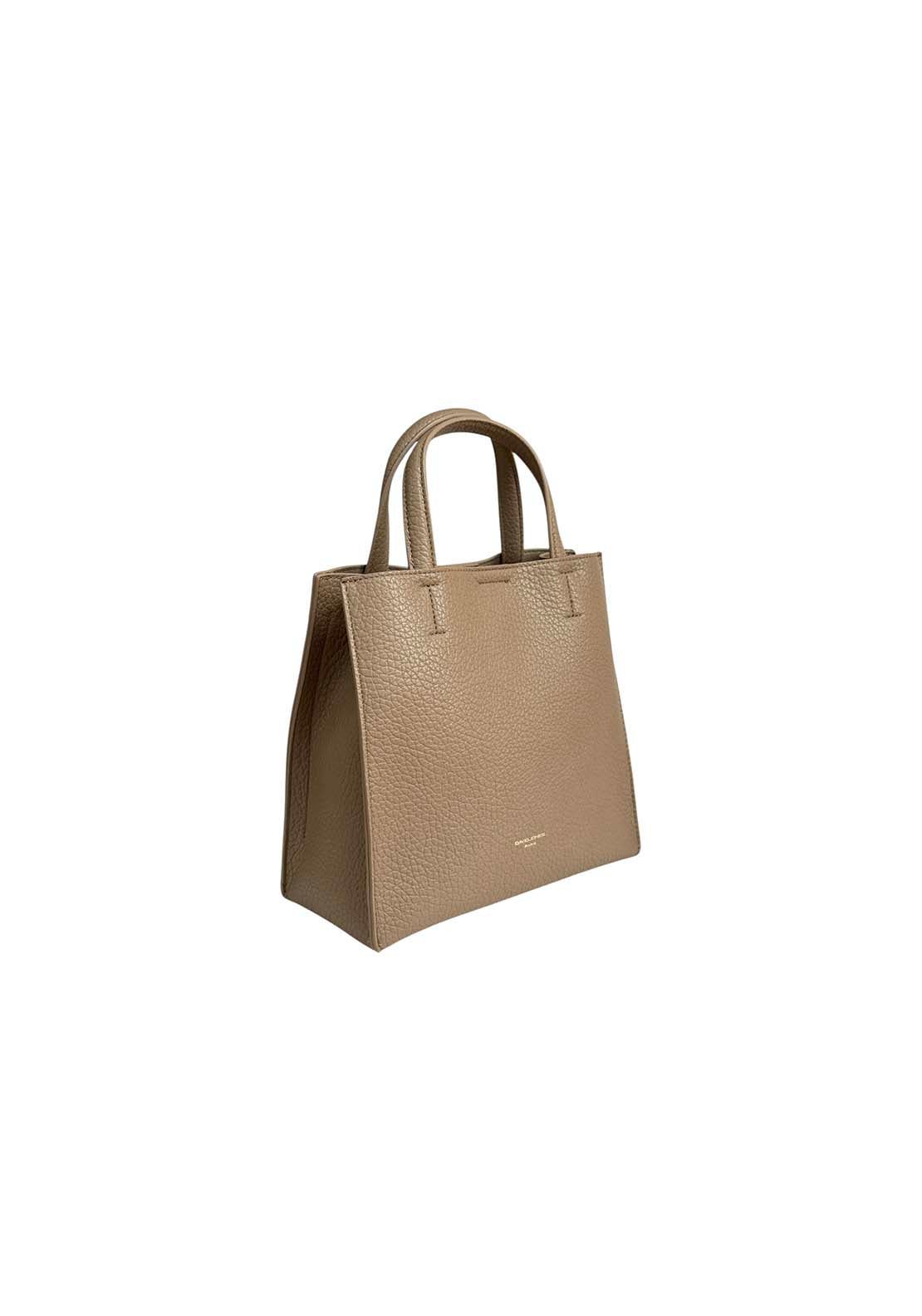David Jones Soft Short Handle Lady Bag - Taupe 2 Shaws Department Stores