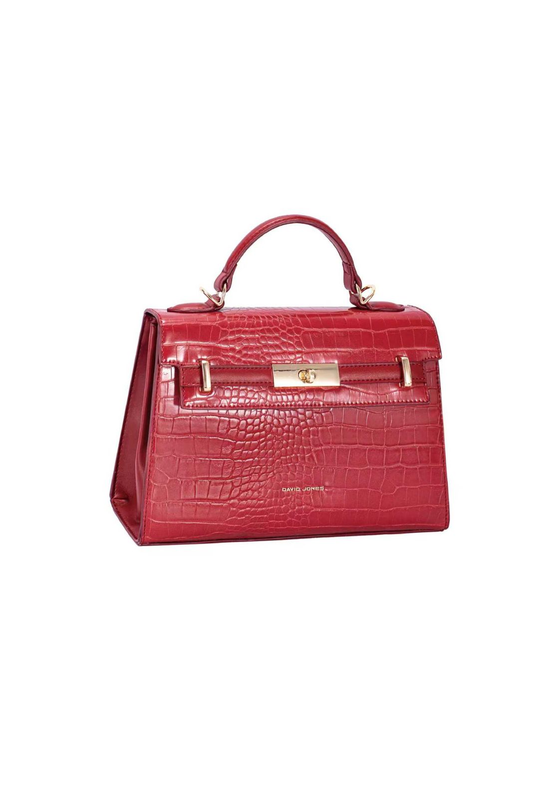 David Jones Chanel Croc Patent Hand Carry - Lipstick Red 1 Shaws Department Stores