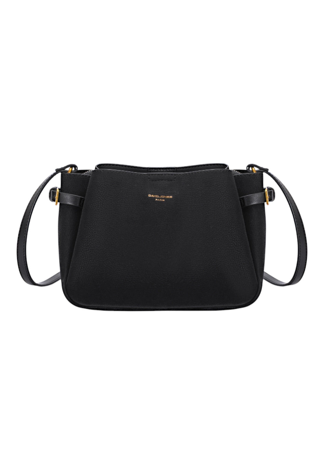 Multi Pocket Shoulder Bag - Black