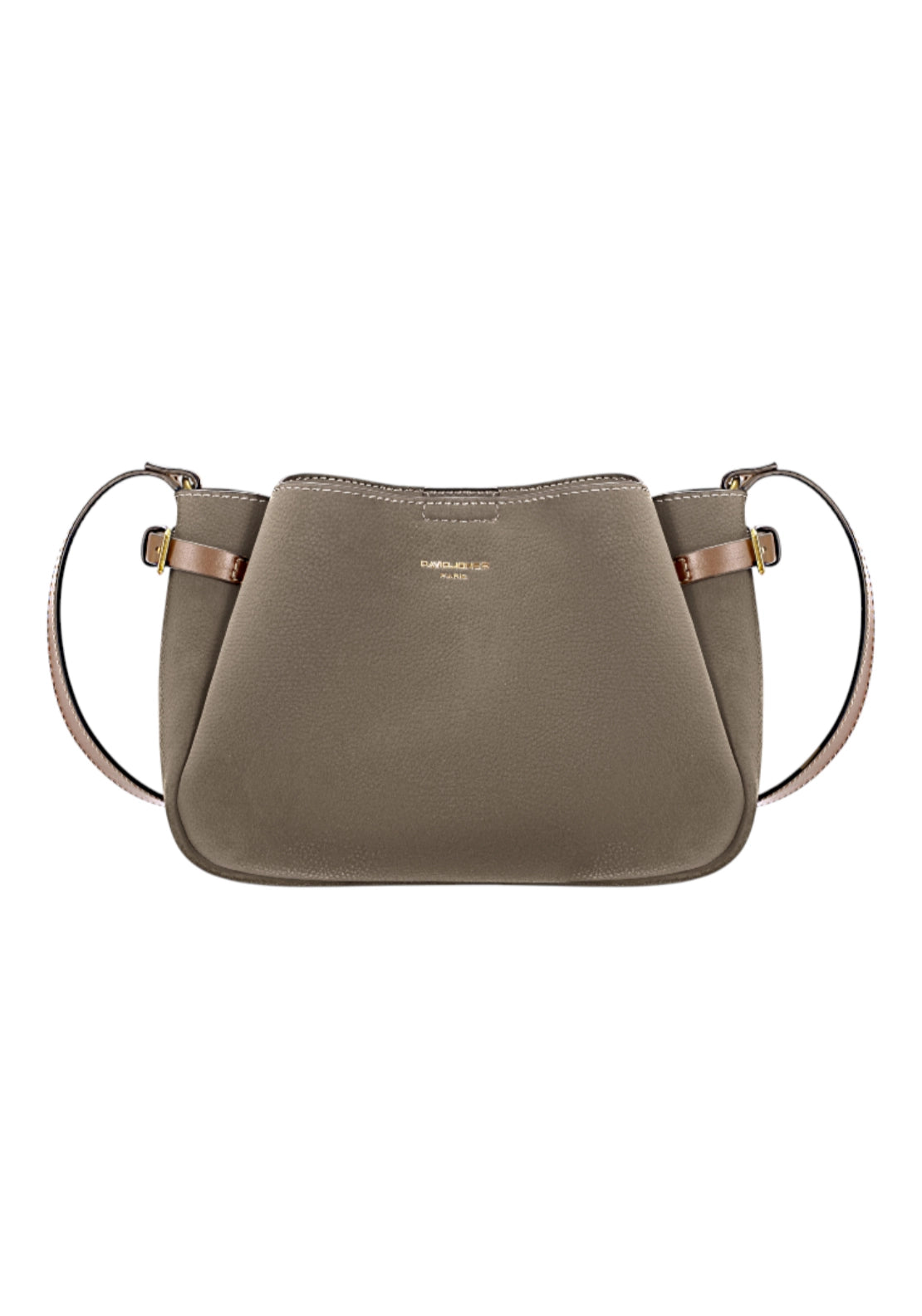 Multi Pocket Shoulder Bag - Warm Grey Sand