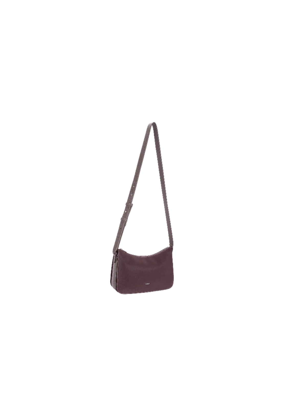 Soft Touch Triple Gusset Shoulder Bag - Hot Chocolate