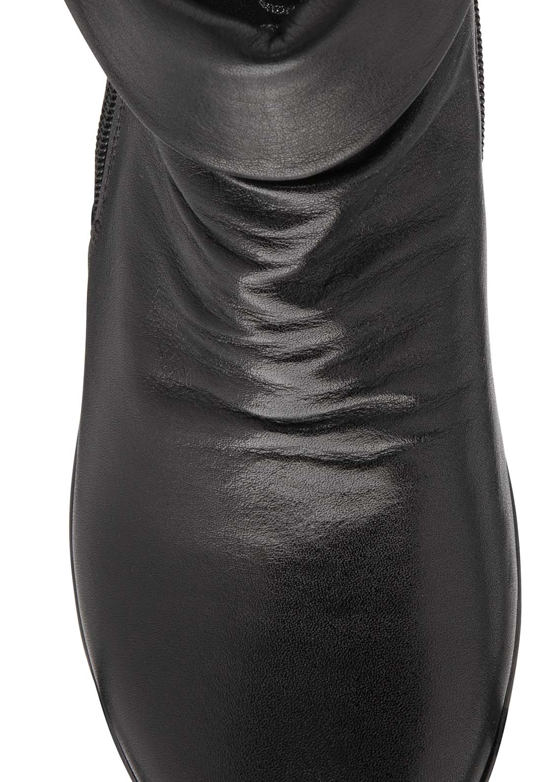 Lotus Cordelia Ladies Ankle Boot - Black Leather 4 Shaws Department Stores